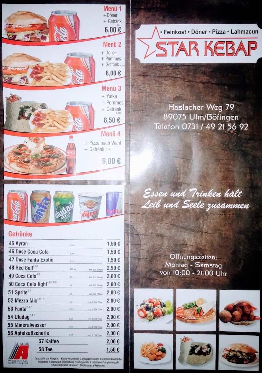 Menu Restaurant Star-4