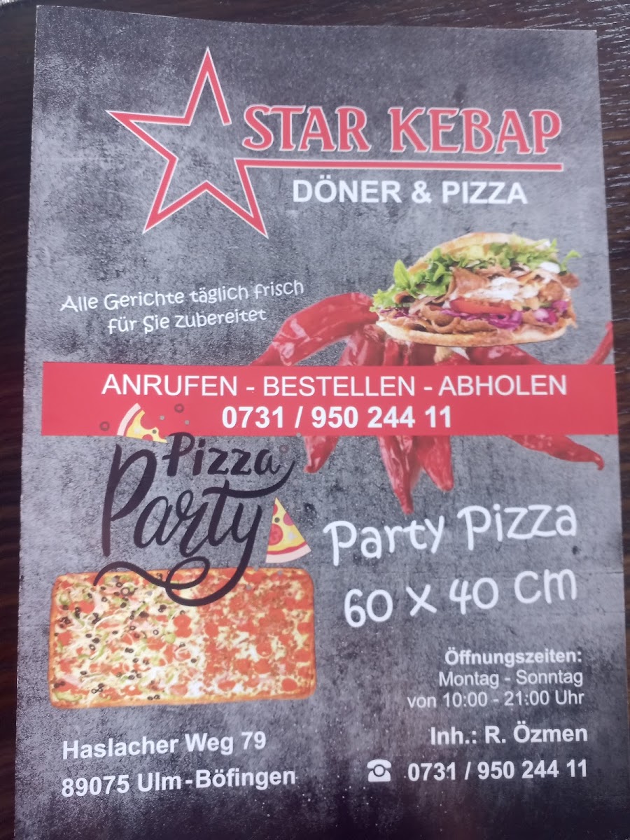 Menu Restaurant Star-7